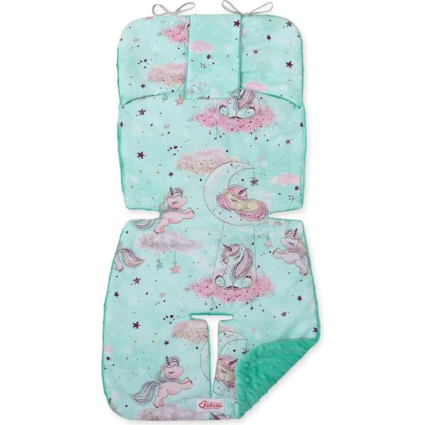 Inserto Per Carrozzina Bobono - Unicorni Alla Menta-image