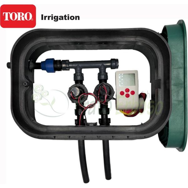 PA-EZP-P2 - Pozzetto Per Irrigazione Assemblato Da 1" A 2 Zone Con Componentistica Toro"-image