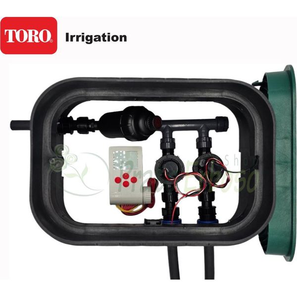 PA-EZP-PF2 - Pozzetto Per Irrigazione Assemblato Da 1" A 2 Zone Con Componentistica Toro"-image