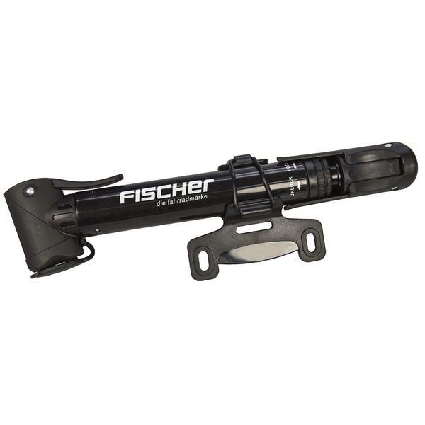 Fischer 85581 Fischer Mini Pompa Ad Aria Per Bicicletta, Con Impugnatura A T, Nera-image