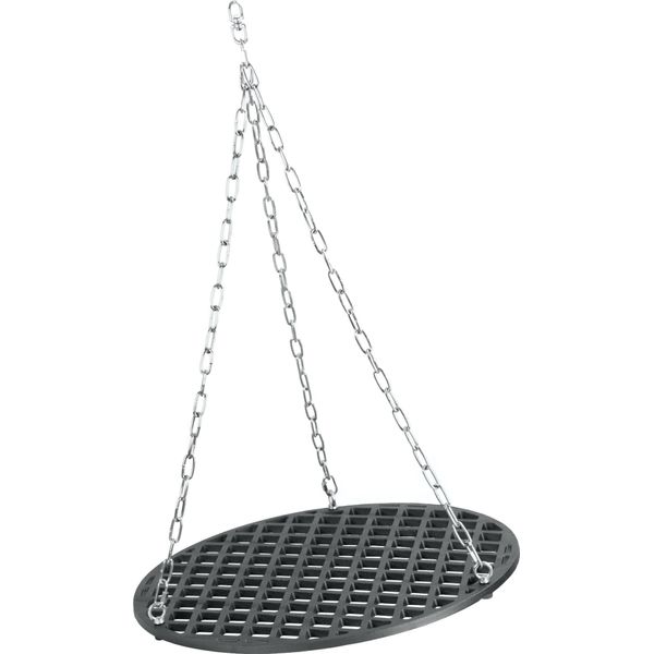 Griglia In Ghisa Bbq-Toro Ø 54 Cm, Griglia Con Sospensione A Corda, Già Cotta, Stagionata-image