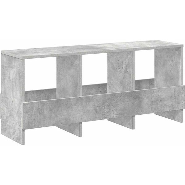 Syfax™ Scaffale Per Riviste Grigio Cemento 102 X 30 X 45 Cm-image