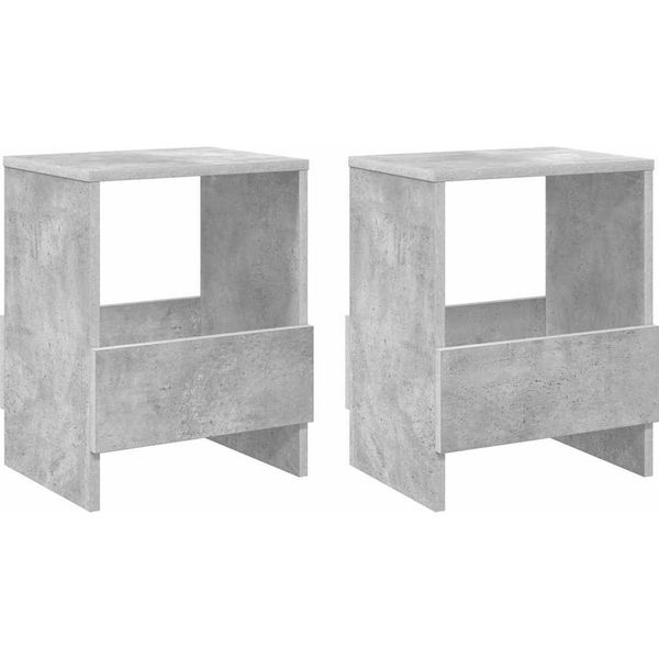 Syfax™ Scaffale Per Riviste 2 Pcs Grigio Cemento 35 X 30 X 45 Cm-image