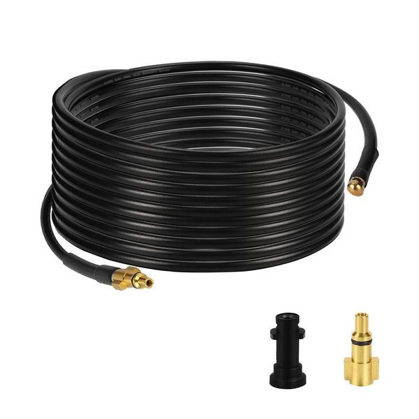 Tolletour Tubo Flessibile Per Idropulitrice 180Bar- Set Di Tubi Per La Pulizia Di Tubi Con Adattatore Adatto A KäRcher K2-K7 10M-image