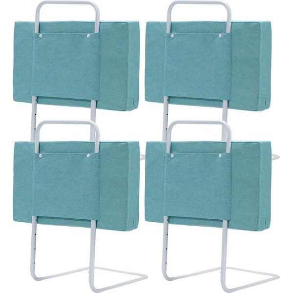 Tolletour Sponda Letto Protezione Anticaduta 50Cm Per Bambini Sponda Per Letto Per Bambini Regolabile In Altezza Protezione Laterale Regolabile A 5 Fori 4 Pezzi Verde-image