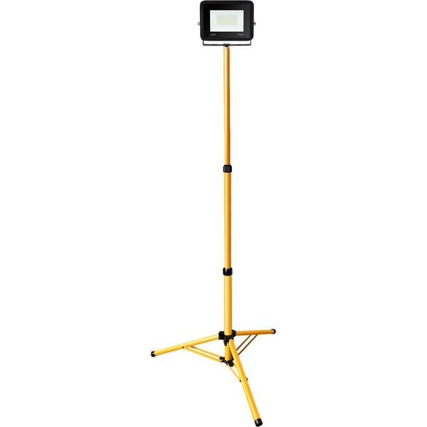 Jiubiaz Led Proiettore Da Costruzione Proiettore Da Lavoro Proiettore Con Treppiede 20W Bianco Freddo-image