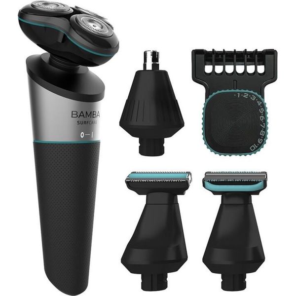 Rasoio Multigrooming 5 In 1 Con Batteria Agli Ioni Di Litio, Lame In Acciaio Inossidabile E Impermeabile.-image