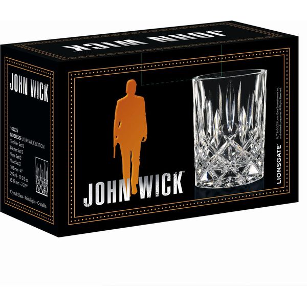 Nachtmann 2-Teiliges Whisky GläSer Set, 295 Ml, John Wick, 106226, Whisky Tumbler Aus Kristallglas, WhiskygläSer SpüLmaschinenfest-image