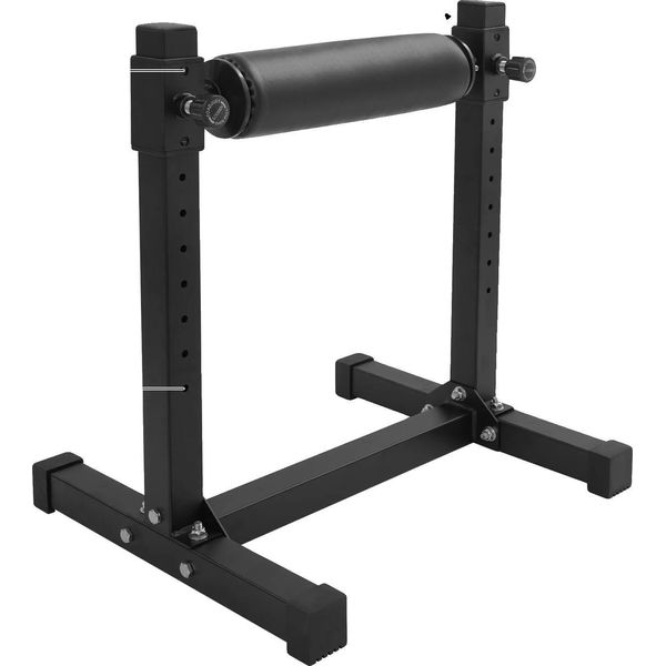 Supporto Per Squat Diviso, Regolabile In Altezza, Struttura Robusta, Nero-image