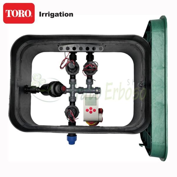 PA-EZP-PF3 - Pozzetto Per Irrigazione Assemblato Da 1" A 3 Zone Con Componentistica Toro"-image