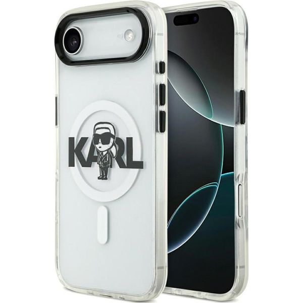 Karl Lagerfeld Iml Karl Sketch Logo Custodia Magsafe Per Iphone 17 Air - Trasparente-image