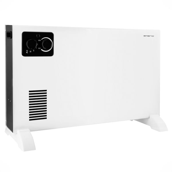 Emerio Convettore CH-127166 - Fino A 18 M² - Protezione Contro Il Surriscaldamento - 3 Impostazioni Di Calore - 2000W - Ventola Turbo - Protezione Antiribaltamento - Bianco-image