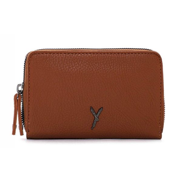 Suri Frey Portafoglio Gitty Zip Around Wallet Darkcognac Marrone-image