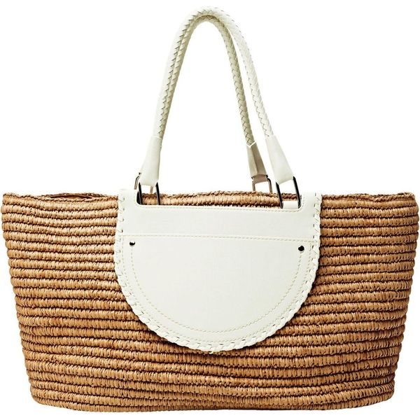 Esprit Borsa Shopper Borsa A Tracolla Demi Shopper Cream White Avorio-image