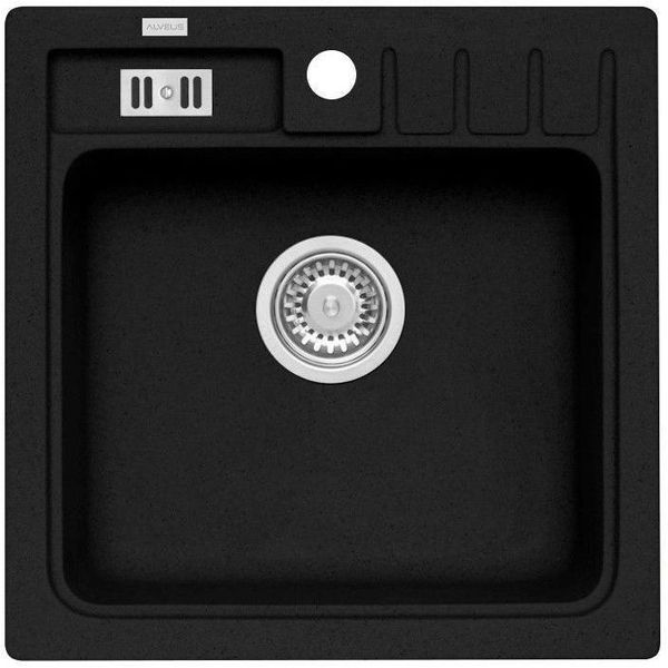 Alveus Cz Niagara 20 G-91 Nero (465X465Mm)+ Trappola Singola-image