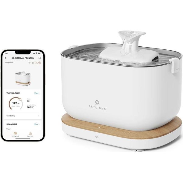 Petlibro Dockstream Smart Fontanella D'acqua Bianca-image