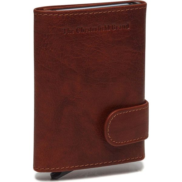 The Chesterfield Brand Porta Carte Di Credito Mannheim Cardholder Cognac Marrone-image