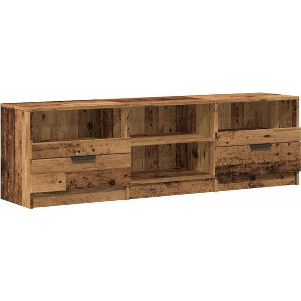 Syfax™ Mobile Porta Tv Legno Vecchio 150X33,5X45 Cm Legno Multistrato-image