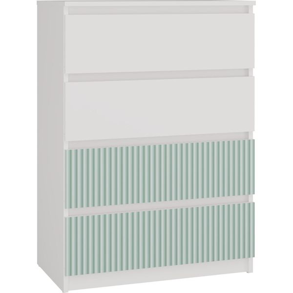 Cassettiera Con Cassetti Per Camera Per Bambini Duster - Bianco / Menta-image