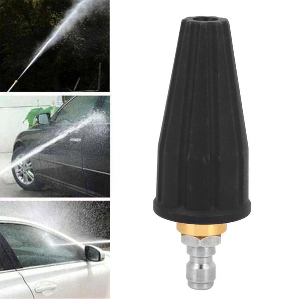 Ugello Turbo Rotante Ad Alta Pressione Da 3600 Psi Per Idropulitrici, Attacco Rapido Da 1/4""-image