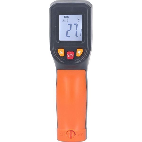 Termometro A Infrarossi Per Cucinare Pistola Laser Per La Temperatura Degli Alimenti Senza Contatto Display Lcd Retroilluminato Digitale ?50~400��(?58~752�H)-image