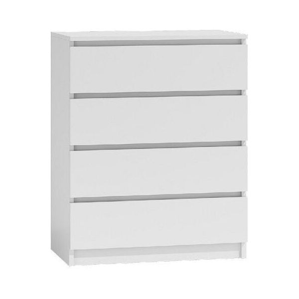 Cassettiera Con Cassetti Stretta Taavi - Bianco-image