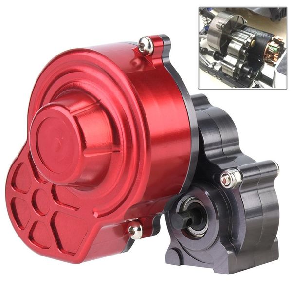 Scatola Di Ingranaggi, Scatola Di Ingranaggi Medi In Metallo, Scatola Di Ingranaggi Rc Auto, Scatola Di Ingranaggi Rc Auto Parte, Scatola Di Ingranaggi Per 1/10 Rc Crawler Car-image
