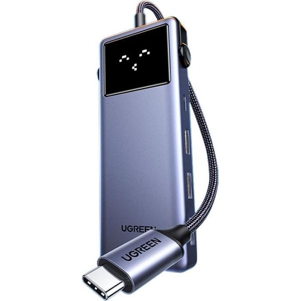 Hub Usb-C Ugreen Cm888 Uno, 7W1, Usb-C 3.2 Gen1, Pd 85W, Hdmi, Usb 3.0-image