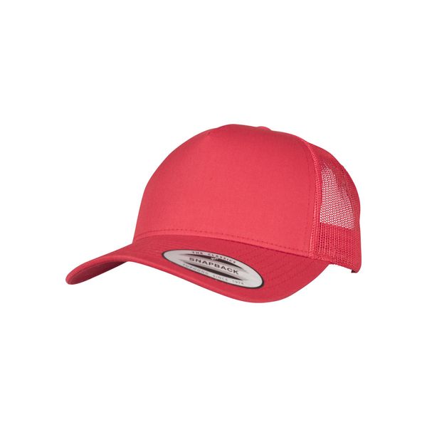 Flexfit 6506 | Cappello Retro Trucker A 5 Pannelli, Materiale Esterno In Twill Di Cotone - Colore: Rosso - Taglia: Unica-image