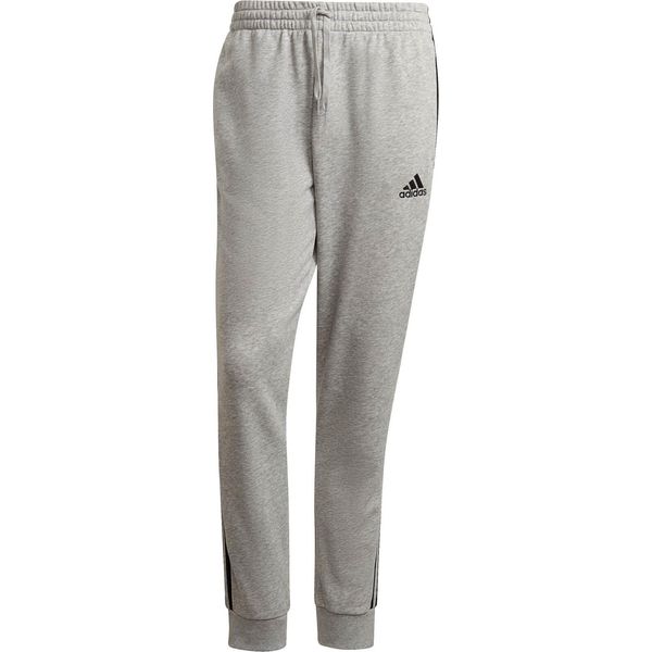 Adidas Pantaloni Essentials Tapered Cuff 3 Stripes, GK8889, Taglia: 164-image