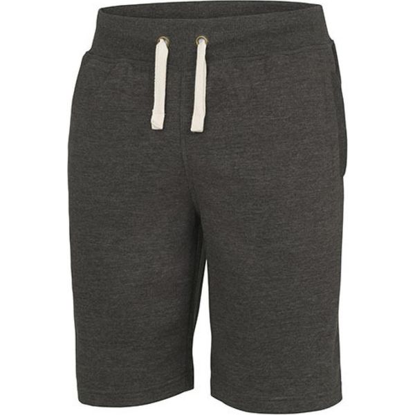 Just Hoods JH080 | Pantaloncini Campus Da Uomo - Qualità Pesante - Colore: Charcoal (Heather) - Taglia: Xxl-image