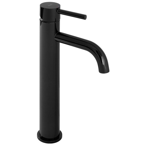 Rubinetto Da Lavabo Rea Lungo Black Metallic High-image