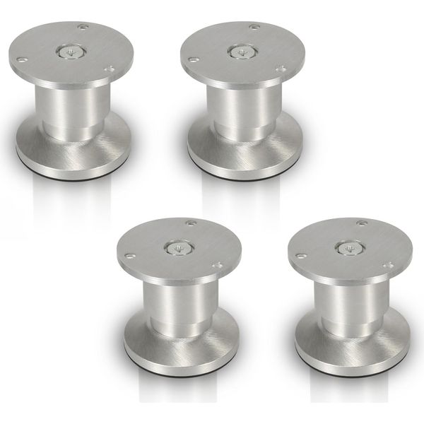 Hengda Set Di 8 Gambe Per Mobili Set Di Gambe Per Tavoli Gambe Per Divani Gambe Per Letti Gambe Per Divani Gambe Per Armadi Gambe Per Mobili Alluminio 4X60Mm-image