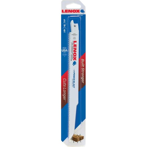Lenox Lama Per Sega Circolare Bim - 5 Pezzi - Lama Per Sega Circolare Per Legno - Varie Lunghezze Dimensioni: 229 X 19 X 1,3 Mm / 6 Zpz-image
