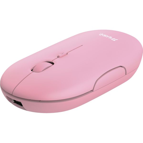 Trust Puck Mouse Ambidestro Rf Senza Fili + Bluetooth Ottico 1600 Dpi-image