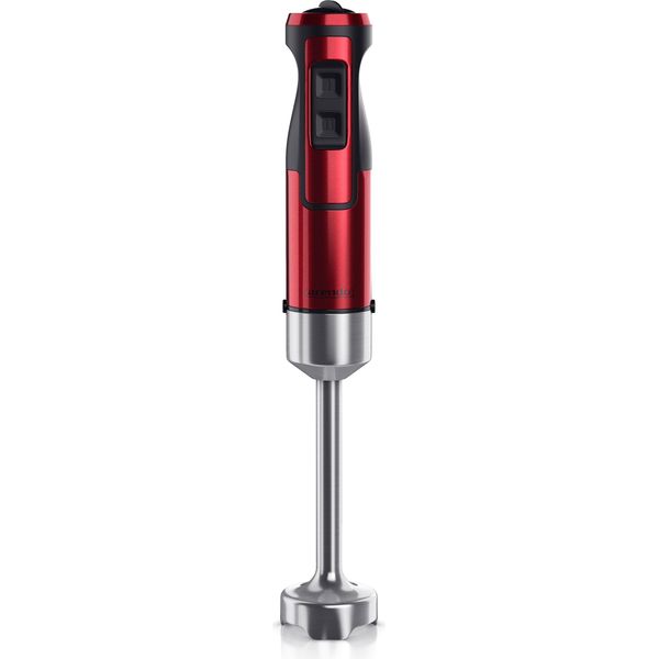 Arendo Frullatore A Mano In Acciaio Inox Rosso Frullatore A Mano - Frullatore - Controllo Continuo-image