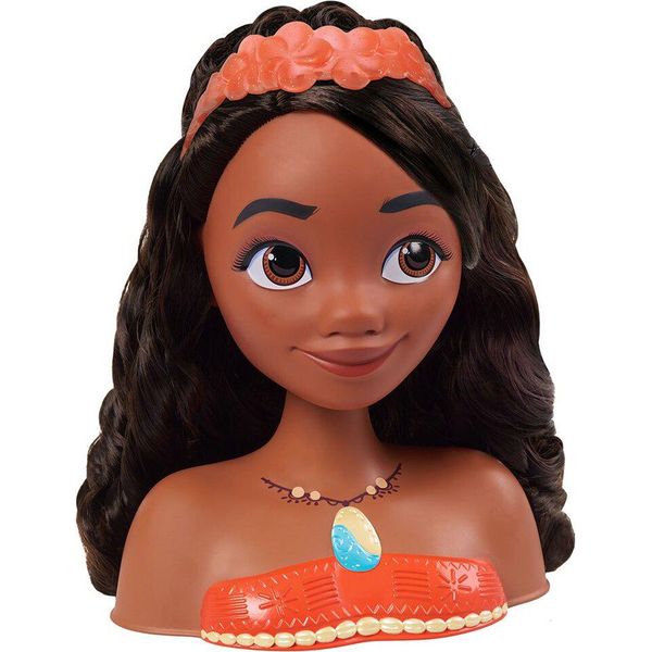 Disney Princess Hair Styling Head Doll Vaiana Mo Ana Parrucchiera + Accessori-image