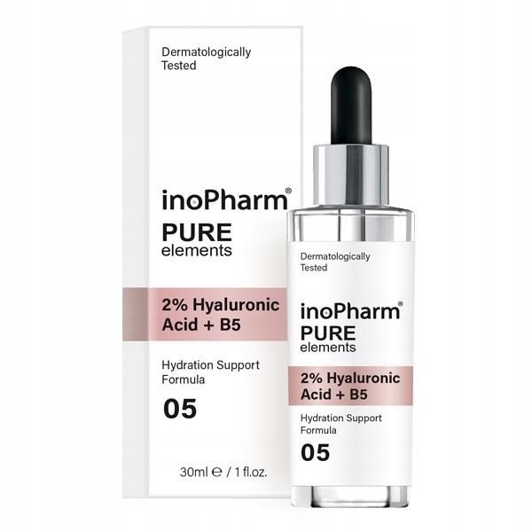 Inopharm Pure Elements 2% Acido Ialuronico + B5 Siero Per Il Viso, 30Ml-image