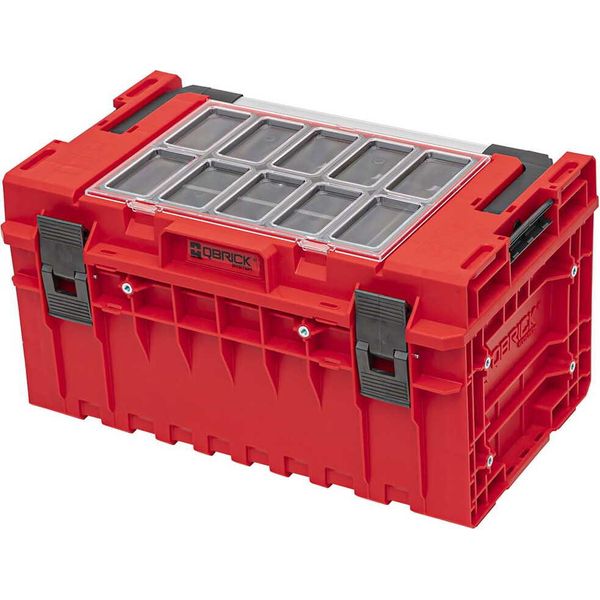 Qbrick System One 350 2.0 Expert Red Ultra Hd Valigia Portautensili Personalizzata Organizzatore Modulare 585 X 385 X 320 Mm 38 L Impilabile IP66-image