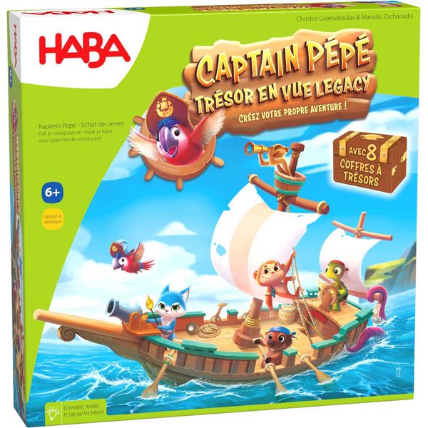 Haba Gioco Da Tavolo Capitan PéPé Avventura Piratesca E Caccia Al Tesoro-image