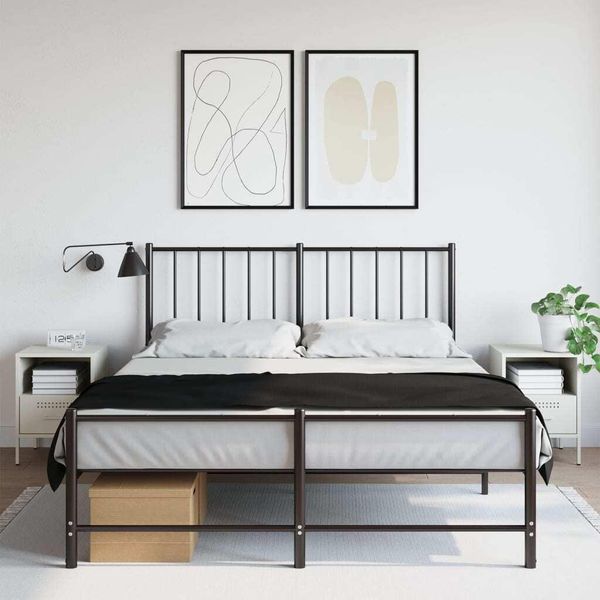 Maison Exclusive - Comodini 2 Pz. Bianco 36X39X50,5 Cm Acciaio-image