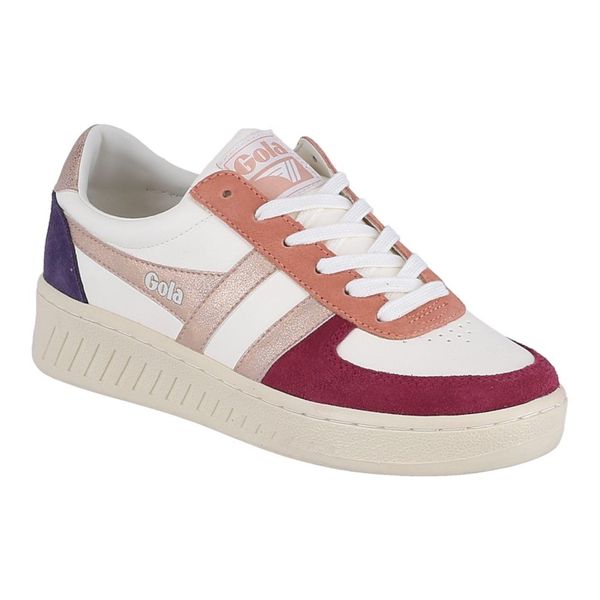 Gola Grandslam Quad - Sneaker Da Donna - O.Wht-Cerise-R.Gold-Plum, Taglia:37 Eu-image