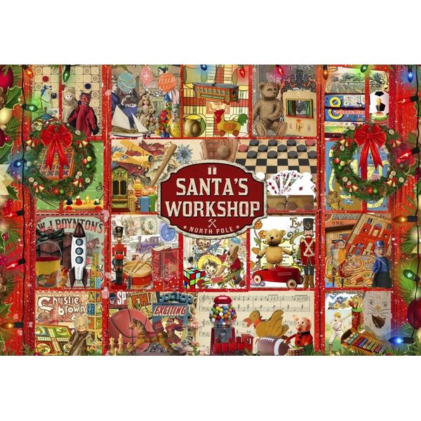 Puzzle Bluebird Officina Dei Babbi Natale - 1000 Pezzi-image