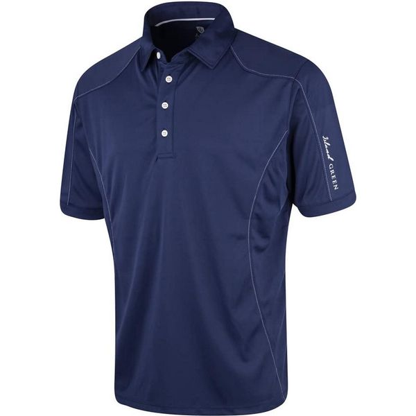 Island Green - Polo Trapuntata Da Uomo - Emblema PB317 (S) (Blu Inchiostro)-image