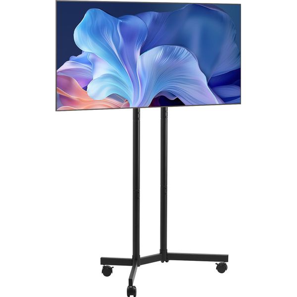 Vevor Supporto Tv Rotante Per Schermi Piatti E Tv Curvi Da 812,8-1651 Mm, Fino A 40 Kg (Max. Vesa 400 X 400 Mm), Adatto A Soggiorni E Camere Da Letto-image
