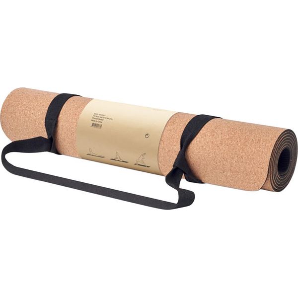 Midocean - Tappetino Yoga In Sughero "Savasana"" MO922 (Taglia Unica) (Beige)"-image
