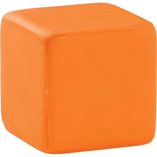 Midocean - Square - Giocattolo Antistress "Squarax"" -Poliuretanomo998 (Taglia Unica) (Arancione)"-image