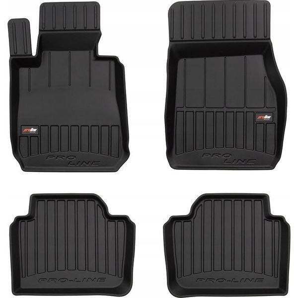 Tappetini In Gomma Bmw Serie 3 F31 2011-2018 3D Con Incavo-image