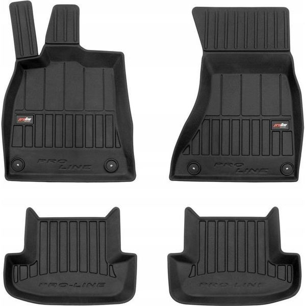 Tappetini In Gomma Audi A5 8T Coupé 2007-2016 Canali 3D-image