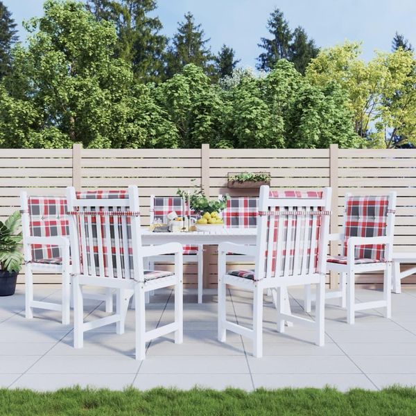 Eleganten-Stil Cuscini Per Sedie Da Giardino Con Schienale Basso 6 Pezzi 100X50X3 Cm - Cuscini Per Mobili Da Giardino Hommie8821154 1Pacco-image